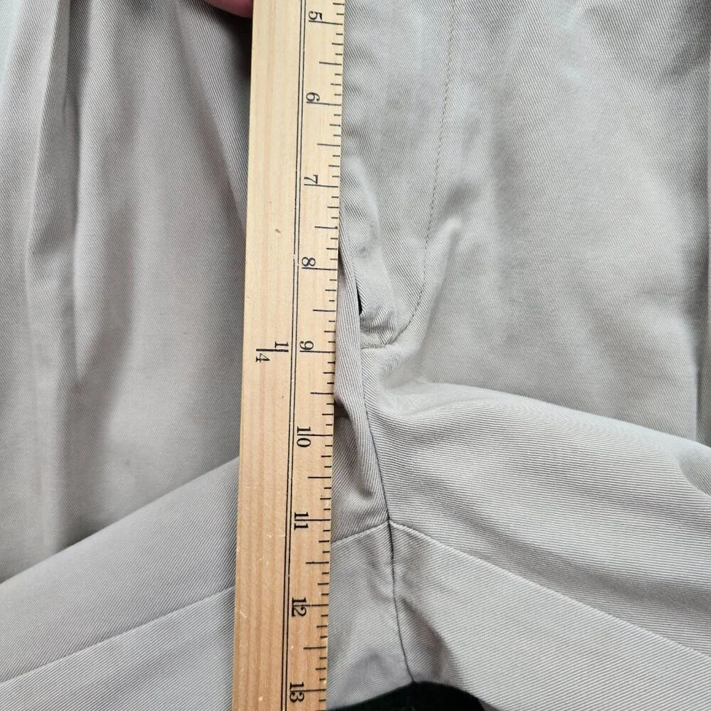 Polo Ralph Lauren Shorts Mens 36 Beige Chino Pleated Classic‎ Fit Golf Preppy